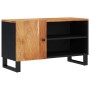 Mueble de TV madera acacia y madera contrachapada 80x33x46 cm en Muebles TV | Comprar online en Foru.es