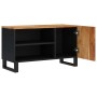 Mueble de TV madera acacia y madera contrachapada 80x33x46 cm en Muebles TV | Comprar online en Foru.es