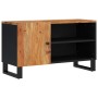 Mueble de TV madera acacia y madera contrachapada 80x33x46 cm en Muebles TV | Comprar online en Foru.es