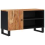 Mueble de TV madera acacia y madera contrachapada 80x33x46 cm en Muebles TV | Comprar online en Foru.es