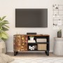 Mueble de TV madera reciclada y madera contrachapada 80x33x46cm en Muebles TV | Comprar online en Foru.es