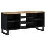 Mueble de TV madera mango y madera contrachapada 100x33x46 cm en Muebles TV | Comprar online en Foru.es
