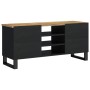 Mueble de TV madera mango y madera contrachapada 100x33x46 cm en Muebles TV | Comprar online en Foru.es