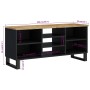 Mueble de TV madera mango y madera contrachapada 100x33x46 cm en Muebles TV | Comprar online en Foru.es