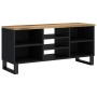 Mueble de TV madera mango y madera contrachapada 100x33x46 cm en Muebles TV | Comprar online en Foru.es