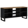 Mueble de TV madera mango y madera contrachapada 100x33x46 cm en Muebles TV | Comprar online en Foru.es