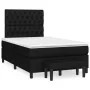 Box spring bed with black fabric mattress 120x200 cm by vidaXL, Beds and slatted bases - Ref: Foro24-3136823, Price: 484,27 €...