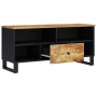 Mueble de TV madera mango y madera contrachapada 100x33x46 cm en Muebles TV | Comprar online en Foru.es