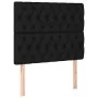 Box spring bed with black fabric mattress 120x200 cm by vidaXL, Beds and slatted bases - Ref: Foro24-3136823, Price: 484,27 €...