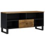 Mueble de TV madera mango y madera contrachapada 100x33x46 cm en Muebles TV | Comprar online en Foru.es