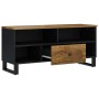Mueble de TV madera mango y madera contrachapada 100x33x46 cm en Muebles TV | Comprar online en Foru.es