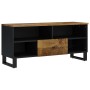 Mueble de TV madera mango y madera contrachapada 100x33x46 cm en Muebles TV | Comprar online en Foru.es