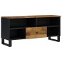 Mueble de TV madera mango y madera contrachapada 100x33x46 cm en Muebles TV | Comprar online en Foru.es