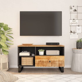 Mueble de TV madera mango y madera contrachapada 80x33x46 cm en Muebles TV | Comprar online en Foru.es