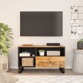 Mueble de TV madera mango y madera contrachapada 80x33x46 cm en Muebles TV | Comprar online en Foru.es