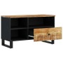 Mueble de TV madera mango y madera contrachapada 80x33x46 cm en Muebles TV | Comprar online en Foru.es