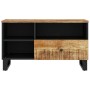 Mueble de TV madera mango y madera contrachapada 80x33x46 cm en Muebles TV | Comprar online en Foru.es