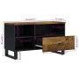 Mueble de TV madera mango y madera contrachapada 80x33x46 cm en Muebles TV | Comprar online en Foru.es