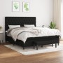 Cama box spring con colchón tela negro 160x200 cm de vidaXL, Camas y somieres - Ref: Foro24-3136847, Precio: 649,32 €, Descue...