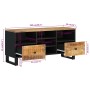 Mueble de TV madera mango y madera de ingeniería 100x33x46 cm en Muebles TV | Comprar online en Foru.es
