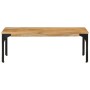 Mesa de centro de madera maciza mango 100x55x35 cm en Mesas de centro | Comprar online en Foru.es