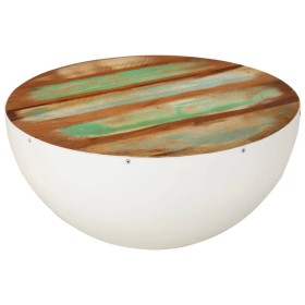 Mesa de centro en forma de cuenco madera reciclada Ø50x24 cm en Mesas de centro | Comprar online en Foru.es