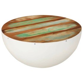 Mesa de centro en forma de cuenco madera reciclada Ø50x24 cm en Mesas de centro | Comprar online en Foru.es