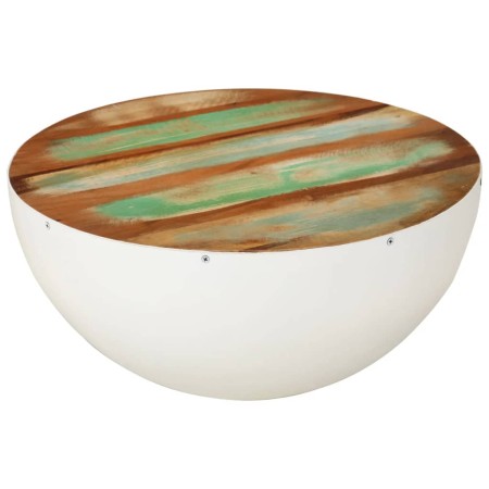 Mesa de centro en forma de cuenco madera reciclada Ø50x24 cm en Mesas de centro | Comprar online en Foru.es