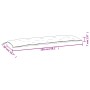 Cojines para banco de jardín 2 uds tela turquesa 150x50x7 cm de vidaXL, Cojines para sillas y sofás - Ref: Foro24-361715, Pre...