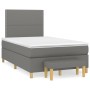 Cama box spring con colchón tela gris oscuro 120x200 cm de vidaXL, Camas y somieres - Ref: Foro24-3137062, Precio: 411,78 €, ...