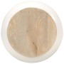 Mesa de centro de madera maciza de mango blanca 51x51x27 cm en Mesas de centro | Comprar online en Foru.es