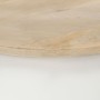 Mesa de centro de madera maciza de mango blanca 51x51x27 cm en Mesas de centro | Comprar online en Foru.es
