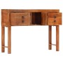 Mesa consola madera maciza de acacia rugosa 120x32x80 cm en Mesas auxiliares | Comprar online en Foru.es