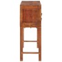 Mesa consola madera maciza de acacia rugosa 120x32x80 cm en Mesas auxiliares | Comprar online en Foru.es