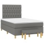 Cama box spring con colchón tela gris oscuro 120x200 cm de vidaXL, Camas y somieres - Ref: Foro24-3137382, Precio: 426,79 €, ...