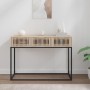 Mesa consola hierro y madera contrachapada 105x30x75 cm en Mesas auxiliares | Comprar online en Foru.es