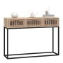 Mesa consola hierro y madera contrachapada 105x30x75 cm en Mesas auxiliares | Comprar online en Foru.es