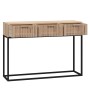 Mesa consola hierro y madera contrachapada 105x30x75 cm en Mesas auxiliares | Comprar online en Foru.es