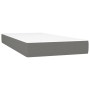 Cama box spring con colchón tela gris oscuro 200x200 cm de vidaXL, Camas y somieres - Ref: Foro24-3137182, Precio: 726,47 €, ...