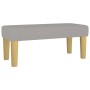 Cama box spring con colchón tela gris claro 80x200 cm de vidaXL, Camas y somieres - Ref: Foro24-3137109, Precio: 334,81 €, De...