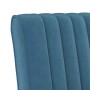Silla tapizada de terciopelo azul en Sillones | Comprar online en Foru.es
