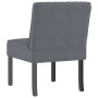 Silla tapizada de terciopelo gris oscuro en Sillones | Comprar online en Foru.es