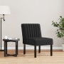 Silla tapizada de terciopelo negro en Sillones | Comprar online en Foru.es
