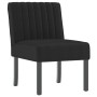 Silla tapizada de terciopelo negro en Sillones | Comprar online en Foru.es