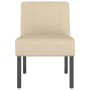 Silla tapizada de tela crema en Sillones | Comprar online en Foru.es