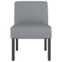 Silla tapizada de tela gris claro en Sillones | Comprar online en Foru.es
