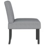 Silla tapizada de tela gris claro en Sillones | Comprar online en Foru.es