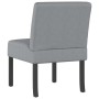 Silla tapizada de tela gris claro en Sillones | Comprar online en Foru.es
