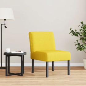 Silla tapizada de tela amarillo claro en Sillones | Comprar online en Foru.es