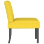 Silla tapizada de tela amarillo claro en Sillones | Comprar online en Foru.es